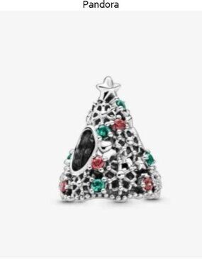 NEW Pandora Glitter Christmas Tree Charm